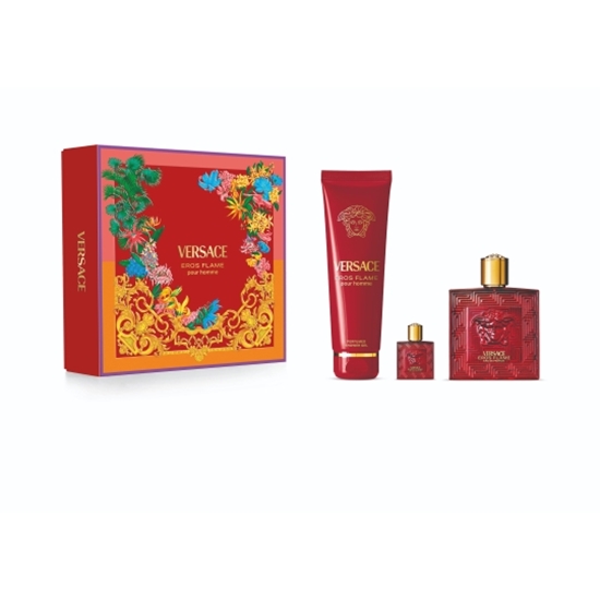 VERSACE EROS FLAME SET EDP100MLSHOWERGEL150MLEDP5ML